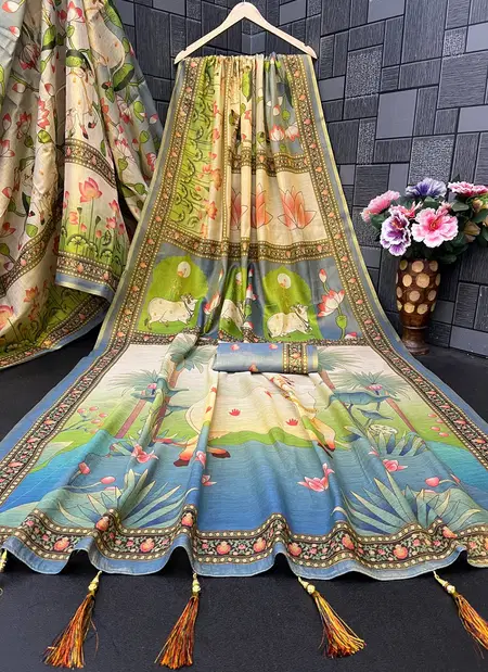 Ktd 2089 Soft Premium Handloom Digital Printed Saree Bulk Orders In India